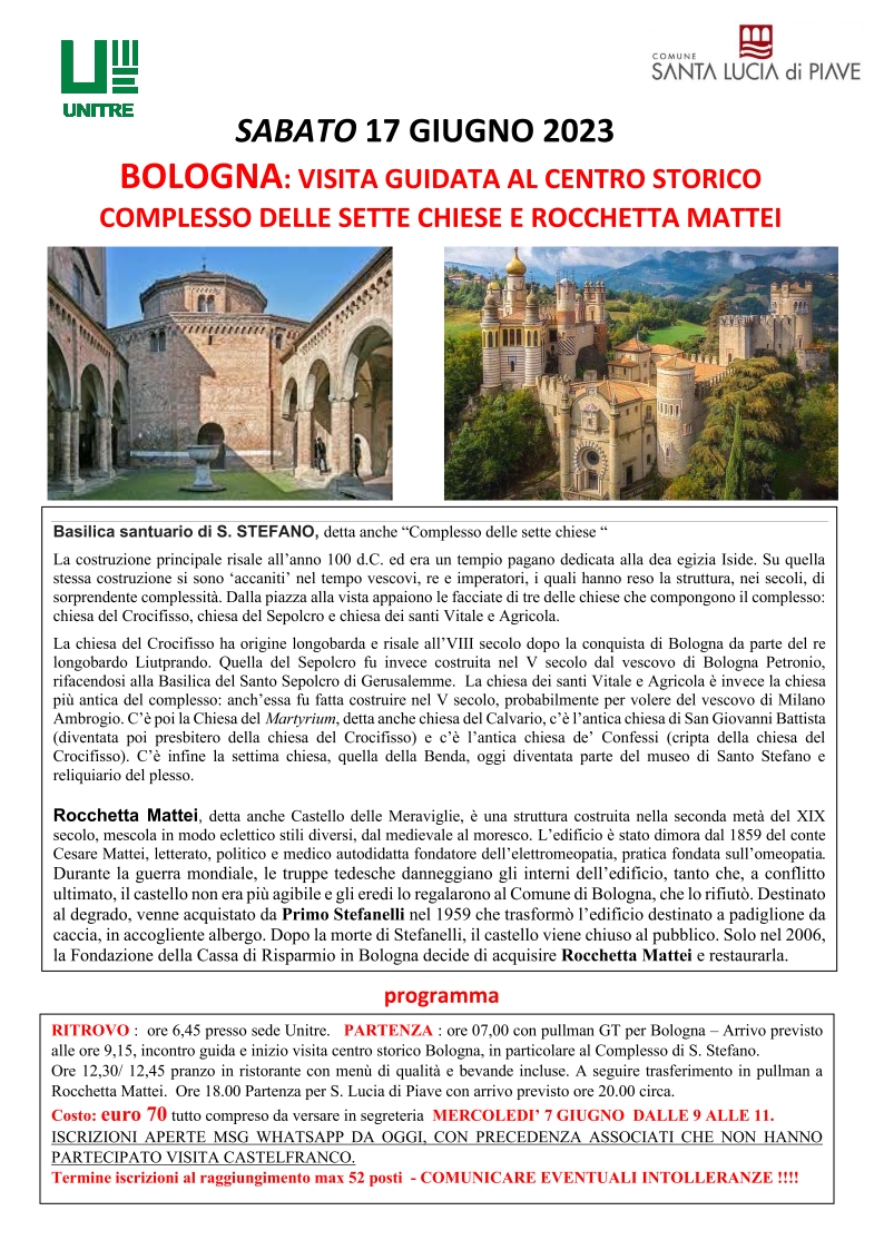 Bologna e Rocchetta Mattei