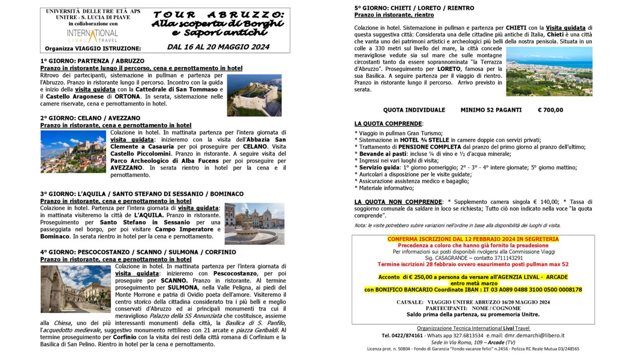 Tour ABRUZZO