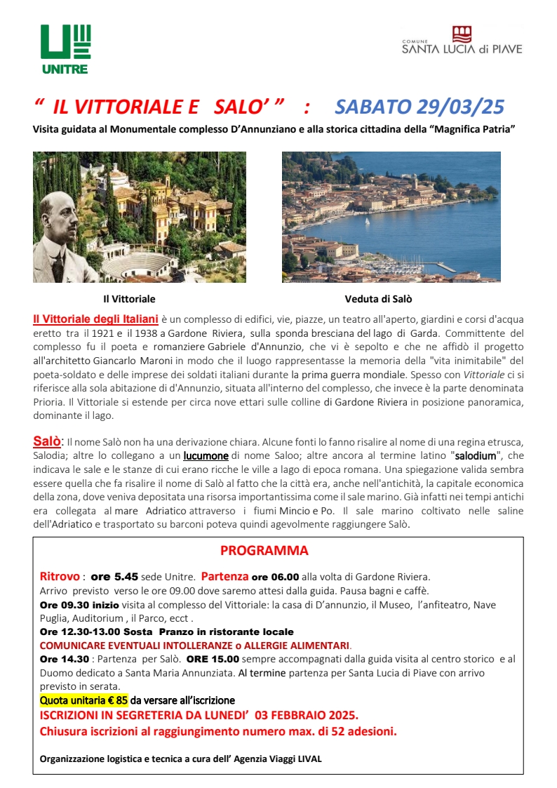 Il Vittoriale e Salò